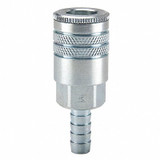 Parker Quick Connect,Socket,3/8" Body,3/8" Barb 24-5B