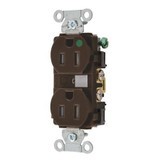 Sim Supply Receptacle,15A,125VAC,Duplex Outlet  8200HBTR