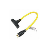 Manufacturer Varies Locking Cord Adapter,15A,L5-20,5-15 3KVJ6ID