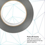 3m Duct Tape,Gray,2 in x 50 yd,6.5 mil 3903
