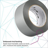 3m Duct Tape,Gray,2 in x 50 yd,6.5 mil 3903