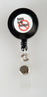 Quality Resource Group Badge Holder,Safety Is No Accident,PK10  21GBHSA