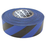 Manufacturer Varies Flaging Tape,Blck/Blue, 300 ft,1 3/16 in SBBK-200