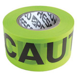 Manufacturer Varies Barricade Tape,  Green, 500 ft L, 3 in B3530LG16-200