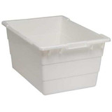 Quantum Storage Systems Cross Stking Ctr,White,Solid,PP TUB2417-12WT