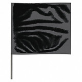 Sim Supply Marking Flag, 30", Black,PVC,PK100  4530BK-200