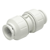 John Guest Coupling,3/4 In. CTS,PEX,White PEI0428