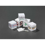 Quality Resource Group Slogan Memo Cube,Safety Begins Here 8109-2