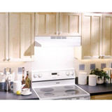 Broan Economy Lighted Range Hood,Steel,120 V 413001