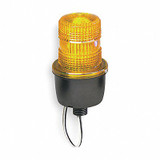 Federal Signal Low Profile Warning Light,Strobe,Amber LP3M-120A