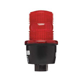 Federal Signal Low Profile Warning Light,Strobe,Amber LP3P-120A
