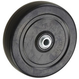 Sim Supply Solid RBBR Wheel,5",240 lb.  26Y411