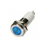 Sim Supply Flat Indicator Light,Blue,24VDC  24M135