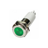 Sim Supply Flat Indicator Light,Green,110VAC  24M139