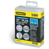 Stanley Narrow Crown Staples,1/4 In,PK5000 TRA704-5C