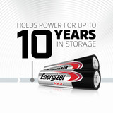 Energizer Battery,Alkaline,AA,Premium,PK4 E91BP-4
