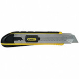 Stanley Utility Knife,8 3/8 In,Black/Yellow 10-486
