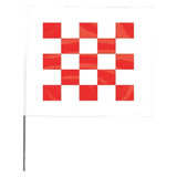 Manufacturer Varies Marking Flag, 30", Red/White,PVC,PK100 4530RW28544-200