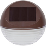 Moonrays 4.45 In. Dia. Bronze LED Solar Wedge Light