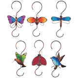 Sunset Vista Designs Glass Gardens Decorative Hanging Hook 91609 Pack of 6