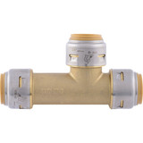 SharkBite 3-4 In. Push Fit Brass Slip Tee UR3370A 471443