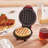Dash 4 In. Red Mini Waffle Maker DMW001RD 608019