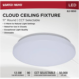 11" Wht Led Cct Fm Light