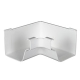 Amerimax 5 In. Traditional K-Style White Vinyl Gutter Inside Miter M0504