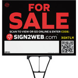 Sign2Web 18 In. x 24 In. Double-Sided For Sale Sign E-1824-FS