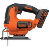 Black & Decker 20 Volt MAX Lithium-Ion 1.5 Ah Cordless Jig Saw Kit BDCJS20C 303875
