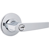 Steel Pro Polished Chrome Straight Entry Door Lever  8308-ET-PC-KA6