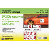 Hy-Ko Magnetic Make-It-Yourself Sign Kit KIT-MAG1