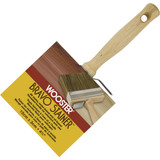 Wooster Bravo Stainer 4-3/4 In. Square Trim Stain Brush F5119-4 3/4