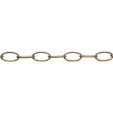 Campbell #10 40 Ft. Antique Copper Finished Metal Craft Chain T0722006N