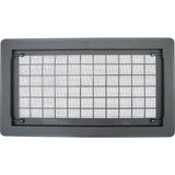 AirVent 8 In. x 16 In. Gray Automatic Foundation Ventilator RAGR