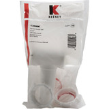 Keeney 1-1/2 In. White Polypropylene Center Outlet Tee 130WK