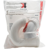 Keeney 1-1-2 In. or 1-1-4 In. White Plastic J-Bend Sink Trap with Reducer Washer 500K 444642