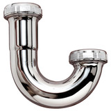 Do it Best 1-1/4 In. Chrome Plated Brass J-Bend 10300CP