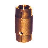 Simmons 1 In. Silicon Bronze Spring Loaded Check Valve 542SB