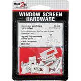 Prime-Line Mill 1/2 In. W. x 1/4 In. H. x 3/4 In. L. Storm Door Panel Clip (8-Pack)