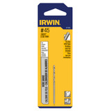 Irwin #45 Bright High Speed Steel Wire Gauge Drill Bit 81145 309071