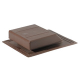 Airhawk 61 In. Brown Plastic Slant Back Roof Vent 90122 Pack of 6