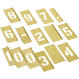 C.H. Hanson 2 In. Numeral Stencil Set (15 Piece) 10305 344001