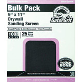 Gator Grit 100 Grit 9 In. x 11 In. Drywall Sanding Screen (25-Pack) 4253