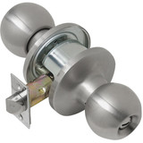 Tell Satin Stainless Steel Bed & Bath Door Knob CL100052