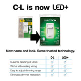 Lutron Lumea Incandescent/Halogen/LED/CFL White Slide Dimmer Switch