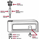 Malco Hole Cutter Shoe for 1ELG5,1ELH8 Cutters  HC1G