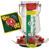 Perky-Pet Crystal 28 Oz. Glass Top-Fill Hummingbird Feeder 9109-2 861374