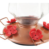 Perky-Pet Crystal 28 Oz. Glass Top-Fill Hummingbird Feeder 9109-2 861374