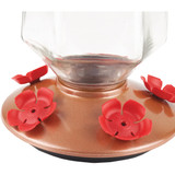Perky-Pet Crystal 28 Oz. Glass Top-Fill Hummingbird Feeder 9109-2 861374
